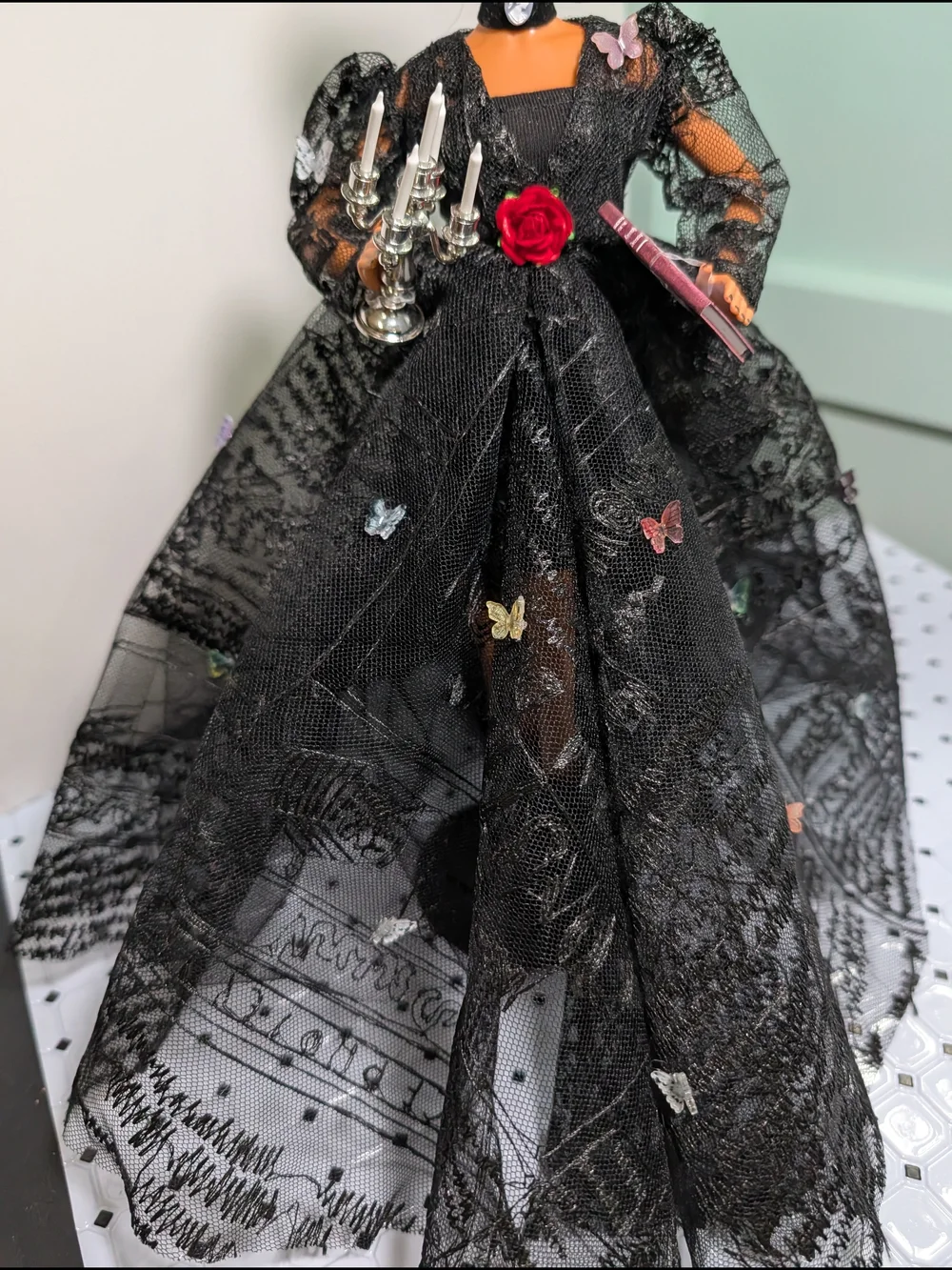 2020 Day Of The Dead Barbie Custom Restyle OOAK - Picture 4 of 12